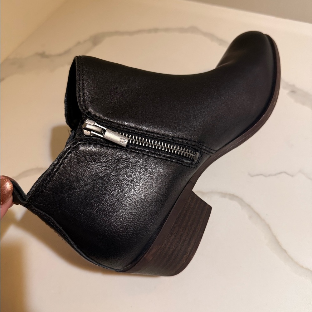 Lucky Brand Basel Black Bootie 8 1/2